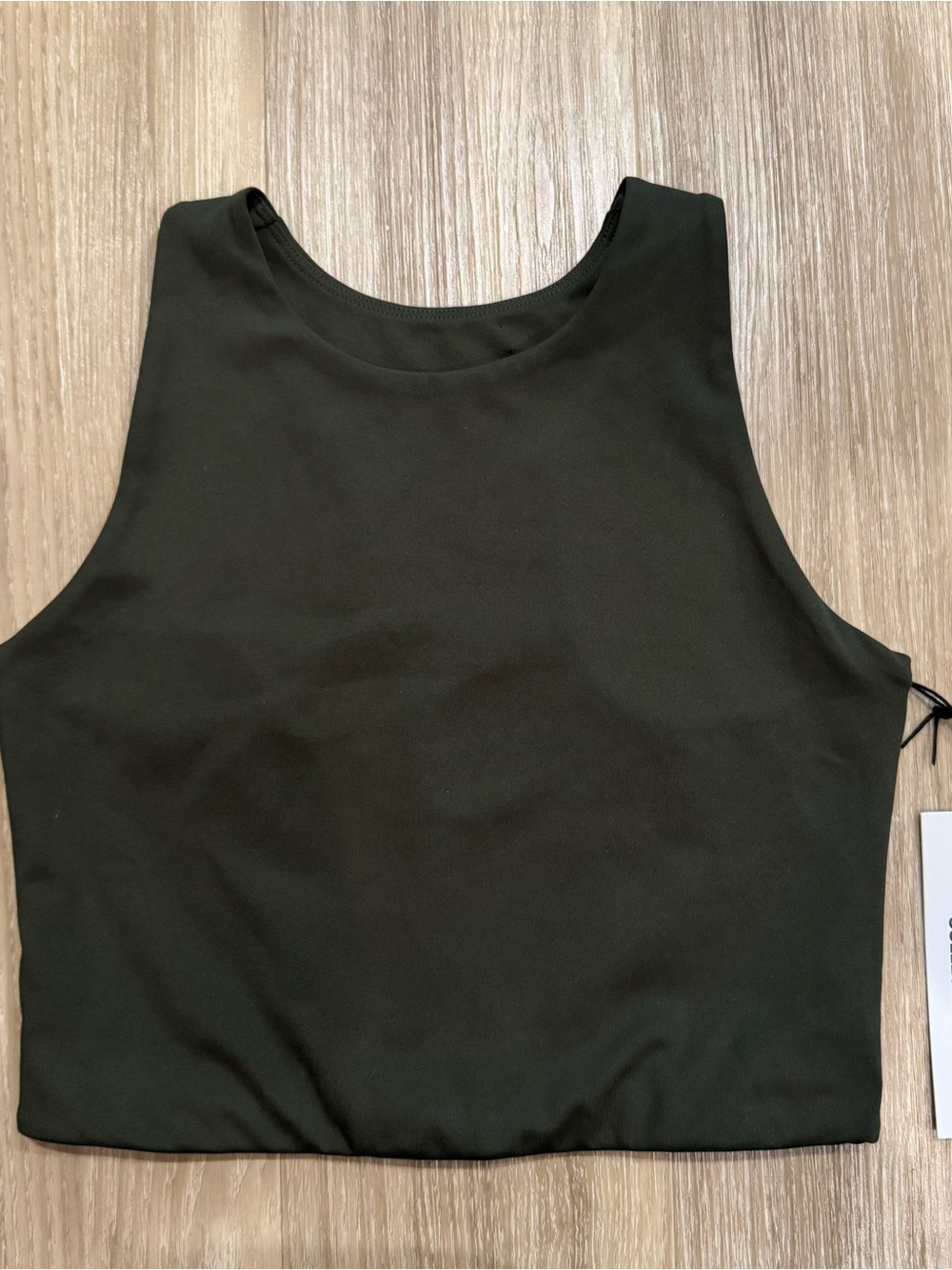 girlfriend collective Dylan Tank Top - Olive Green(Terrace)